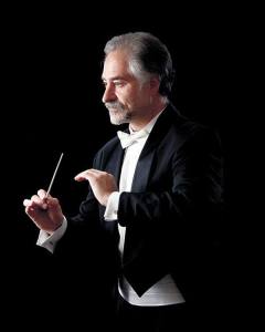 Maestro Alan Futterman conducts the Bremerton Symphony Orchestra.