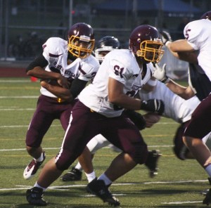 Running back Dominic Boddie finished with 43 yards on 10 carries and scored South Kitsap’s lone touchdown Friday. The Wolves had just 90 rushing yards