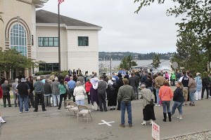 Dignitaries from Port Orchard