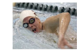 SK’s Angela Pearson placed fifth in the 500-yard freestyle in Saturday’s West Central District meet to advance to state.