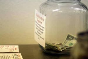 The Neighborhood Bread Doughnation jar