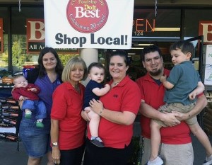 Bonita Doerksen and her adult children and grandchildren are celebrating Coast Do It Best Hardware's 20th anniversary.