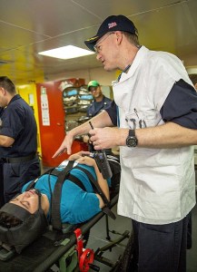 PHILIPPINE SEA – Navy Cmdr. Harlon Dorey