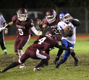South Kitsap senior safety Logan Guerrero wears No. 4 in honor of his gridiron hero