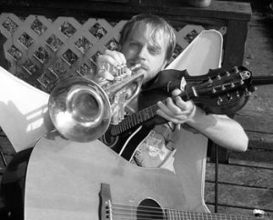 Portlands Adam Hill brings his acoustic jazz bluegrass and new CD Four Shaded of Green to Pegasus Friday night.