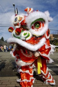 Traditional Lion Dancer