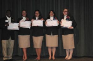 2008 Ambassadors (left to right) Jamiere Abney