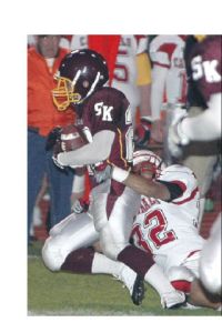 South Kitsap running back Sean Allison finished with 77 yards and a touchdown on 14 carries en route to the Wolves’ 48-7 nonleague win Friday against Franklin Pierce at Joe Knowles Field.