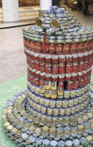 United Way of Kitsap County and Rice Fergus Miller Architecture & Planning of Bremerton recently joined forces to create the BoaCANstrictor at Kitsap Mall.