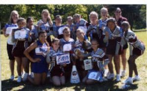 The 2008-09 Central Kitsap Junior High School Cheer Squad (top row