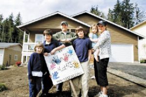 (above) Move-in day is later this month for 10 families at the Vetter housing development