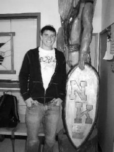 Tyler Seth was a recipient of North Kitsap High School’s Joe Shandera Awards this year.