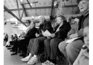 Spectators packed the house for the kickoff event celebrating the City of Poulsbo’s centennial. The committee of the new Poulsbo history book is searching for local residents older than 80 who were born in Poulsbo and still live here. Call (360) 697-3033.