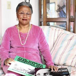 CKSD employee Cherry Rachal displays a couple of old recordings of Martin Luther King Jr.s speeches in her East Bremerton home.