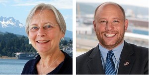 Charlotte Garrido and Chris Tibbs ... candidates for Board of County Commissioners