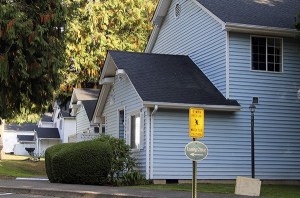 Residents of the formerly subsidized Woodcreek Apartments in Poulsbo say they're being displaced by renovations and increased rents.