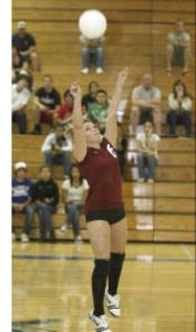 Her coach calls SK setter  Cortney Echternach a “pure athlete.”