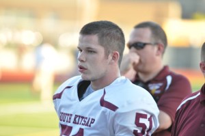 Michael Beard has emerged as a senior at linebacker.