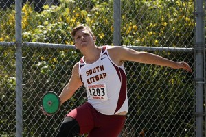 South Kitsap sophomore Nolan Van Amen took first place in both the discus (165 feet