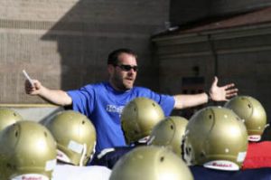 Bremerton football coach Nate Gillam