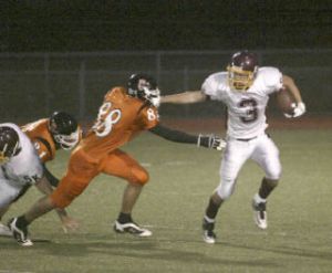 Senior Jared Moore will start as a wide receiver in addition to safety this year.