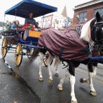 Enjoy a free horse-drawn carriage ride between 11 a.m. and 3 p.m. Saturdays through Dec. 24 in downtown Poulsbo. (Richard Walker/Kitsap News Group)