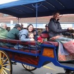 Enjoy a free horse-drawn carriage ride between 11 a.m. and 3 p.m. Saturdays through Dec. 24 in downtown Poulsbo. (Richard Walker/Kitsap News Group)