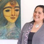 Malynn Wilbur-Foster, Squaxin, carved a pole titled &ldquo;The Morning Hunt&rdquo; for The Point Casino&rsquo;s plaza. Quinn Brein / Courtesy