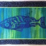 This fish quilt made by Jean Hart, among others will be available for purchase at the &ldquo;Art From The Heart Holiday Arts & Crafts&rdquo; sale 10 a.m. to 4 p.m. Nov. 12 at the Driftwood Key Clubhouse. (Jean Hart / Contributed)