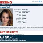 National center seeks public’s help in locating missing Silverdale teen