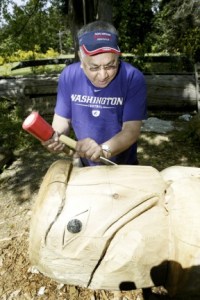 Pole dedication marks new year