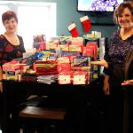 Polka Dot Powerhouses collects hygiene products for women in need