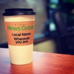 A warm cup of coffee and the newspaper …