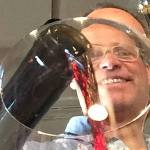 Winemaker Flint Nelson pours a glass of Cabernet Sauvignon from Wit Cellars. Nelson has been a Washington winemaker for 25 years. (Andy Perdue/Great Northwest Wine)