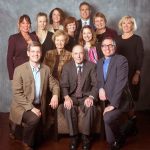Martha & Mary presented its 2016 Philanthropy Awards to the Helen Langer Smith family and Kitsap Bank. Pictured here are members of the Langer Smith family and Kitsap Bank executives with Martha & Mary leadership at the Donor Appreciation event: Back Row (l-r): Marlene Mitchell, Stephanie Smith, Lynette Ladenburg, Bonnie Olson, Steve Politakis, Helen Stoll, Cydly Langer-Smith; Front Row (l-r): Brad Gitch, Helen Langer Smith, Buz Smith, Lael Alecci, Alan Crain. Contributed