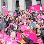 Planned Parenthood of the Great Northwest and the Hawaiian Islands gather in Olympia for the Teen Council Lobby Day. Photo courtesy of Planned Parenthood of the Great Northwest and the Hawaiian Islands