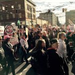 &ldquo;The thing that struck me most were the signs,&rdquo; said Hillary Kinsey. &ldquo;The variety, the sauciness, the sincerity, the passion, the fear, the creativity … all showcased on posters held high.&rdquo;                                Sara Bernard / Sound Publishing