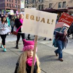 &ldquo;The thing that struck me most were the signs,&rdquo; said Hillary Kinsey. &ldquo;The variety, the sauciness, the sincerity, the passion, the fear, the creativity … all showcased on posters held high.&rdquo; Sara Bernard / Sound Publishing