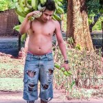 An Ometepe man carries bananas in this image from the Ometepe children&rsquo;s photography project. Above right, another image from the photography project.                                  Courtesy / Bainbridge Ometepe Sister Island Association
