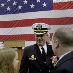USS Nimitz change of command ceremony based on tradition, service and family