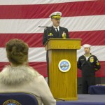USS Nimitz change of command ceremony based on tradition, service and family