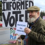 Group engages in ‘civil informationing’ in support of Women’s March