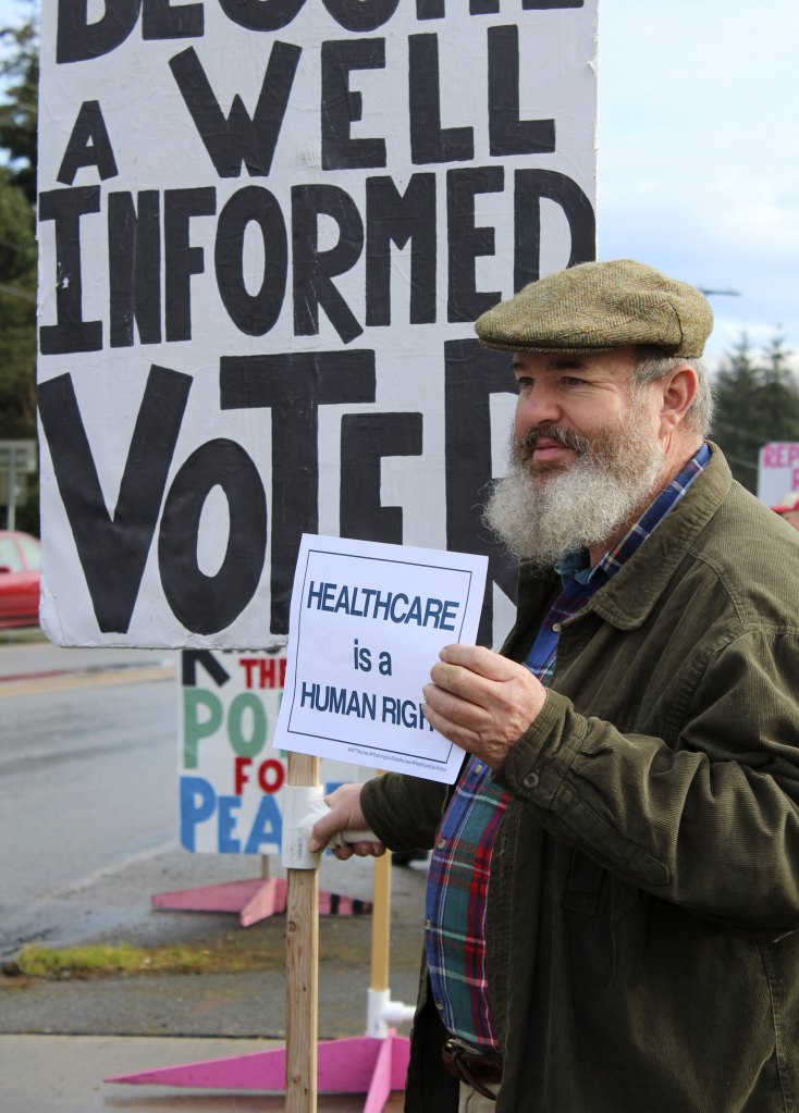 Group engages in ‘civil informationing’ in support of Women’s March