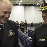 USS Nimitz change of command ceremony based on tradition, service and family