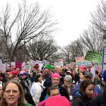 Kay Daling said the Women&rsquo;s March in Washington D.C. was so packed, it took two hours to walk the length of one building before the march started.                                Bethany Tebbe / Courtesy