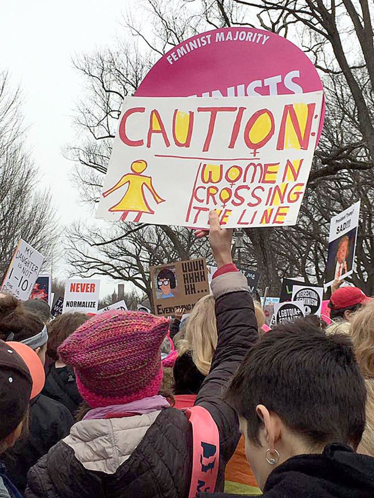 Kay Daling attended the Women&rsquo;s March in Washington D.C., which she was was very diverse, with many issues represented.                                Bethany Tebbe / Courtesy