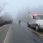 High water and ice on Brownsville Highway factors in crashes