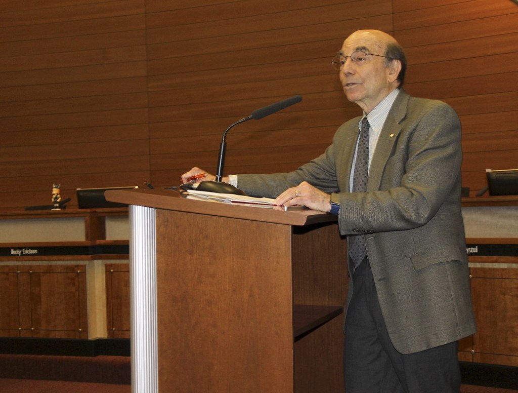 Former Bainbridge Island City Council member Barry Peters expressed concern that CHI Franciscan directives that run contrary to abortion and death-with-dignity laws. Richard Walker/Kitsap News Group