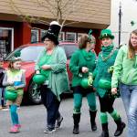 Participants in the 2016 Bremerton St. Patrick&rsquo;s Day parade pass out gold coins to spectators.                                Michelle Beahm / Kitsap News Group