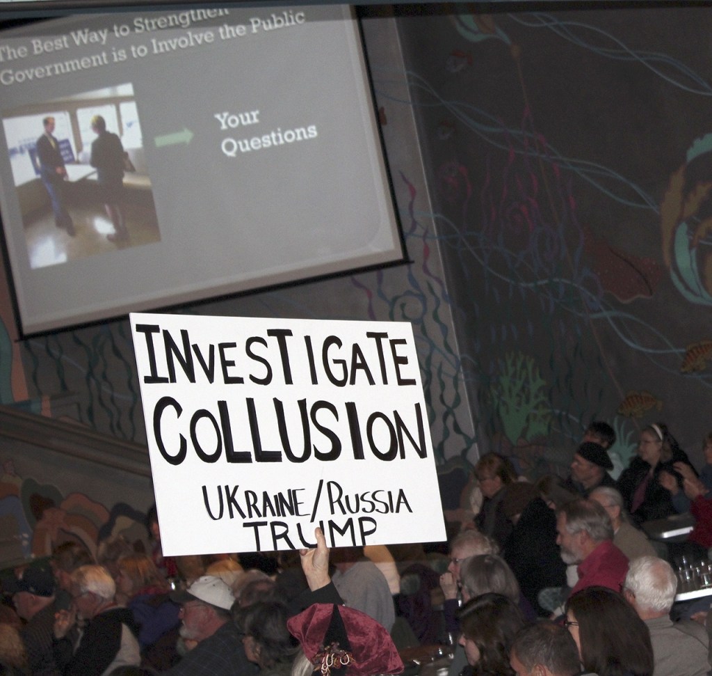 Town hall meeting more love fest than protest